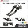 Para HONDA MSX125 MSX 125 GROM 2014- Alavancas de Freio e Embreagem de Motocicleta Ajustáveis Extensíveis Alavancas de Alumínio CNC Guidão