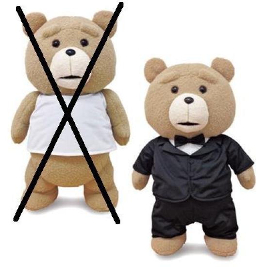 

Ted2 Plush XL Part 2 Tuxedo (Single Item)