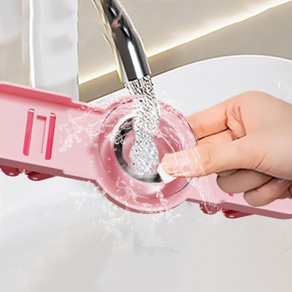 Non Punching Suction Cup Mop Holder Plastic Broom Storage Rack Multifunctional Mop Clamp  Bathroom