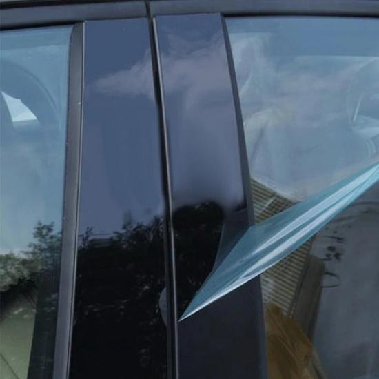 For Honda Glossy 2016-21 Civic Door Pillar Window Posts Cover Trim Sticker EOA