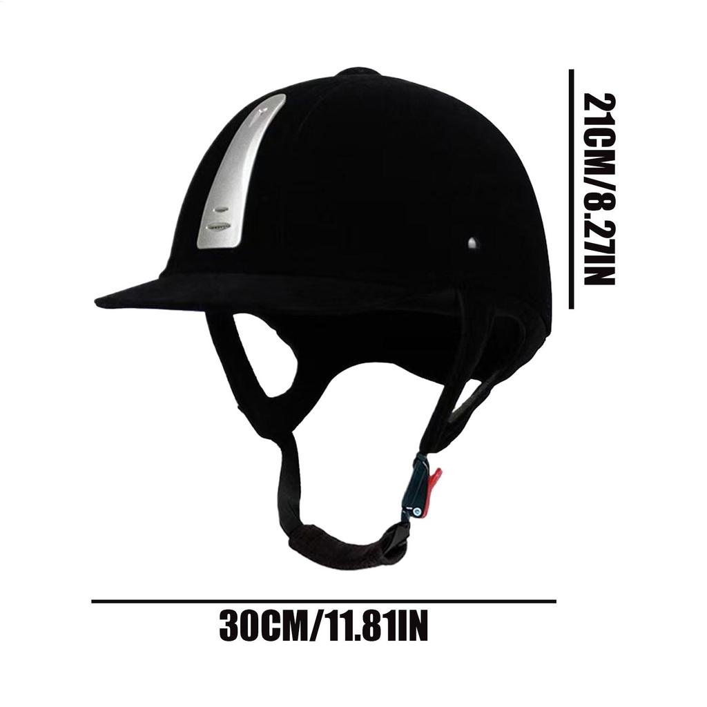 Adjustable Equestrian Riding Helmet Comfortable Safety Headgear Competition Field Trail Use for Horseback Riding, Women Men