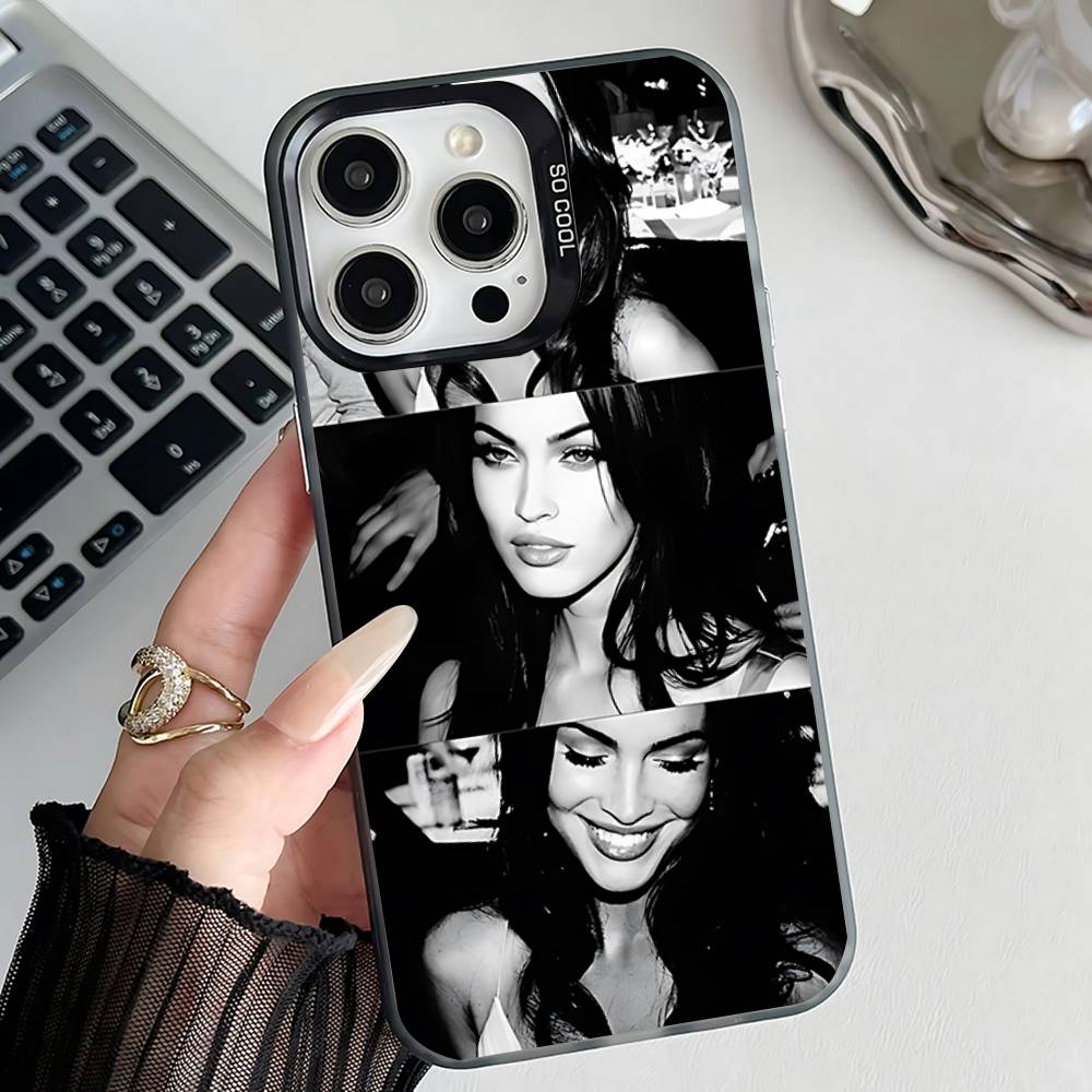 Jennifers Body Megan Fox Phone Case For iPhone 17,16,15,14,13,12,11,Pro,XS,Max,Plus,Mini,SE4,E Black Matte Shockproof Cover