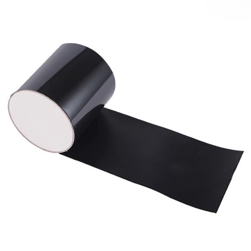 10x150cm Strong Leak Repair Tape PVC Pipe Crack Water Bucket Hole Patch Black Waterproof Adhesive Tape