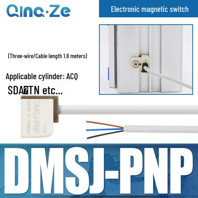 Magnetischer Zylindersensor: D-A93 Zwei-Draht & CS1-F Drei-Draht Endschalter