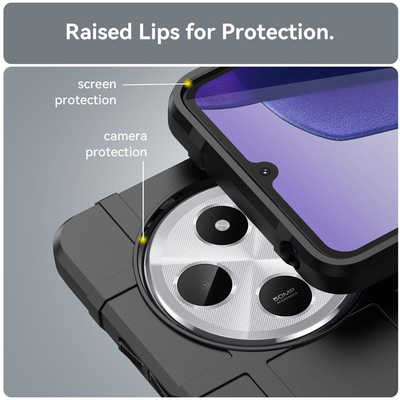 Shockproof Phone Case For Xiaomi Poco C75 Anti-knock Soft TPU Slim Full Back Case For Poco C75 Cover For Poco C75 Case 6.88 inch
