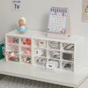 Modular Plastic Desk Organizer and Cosmetic Storage Box