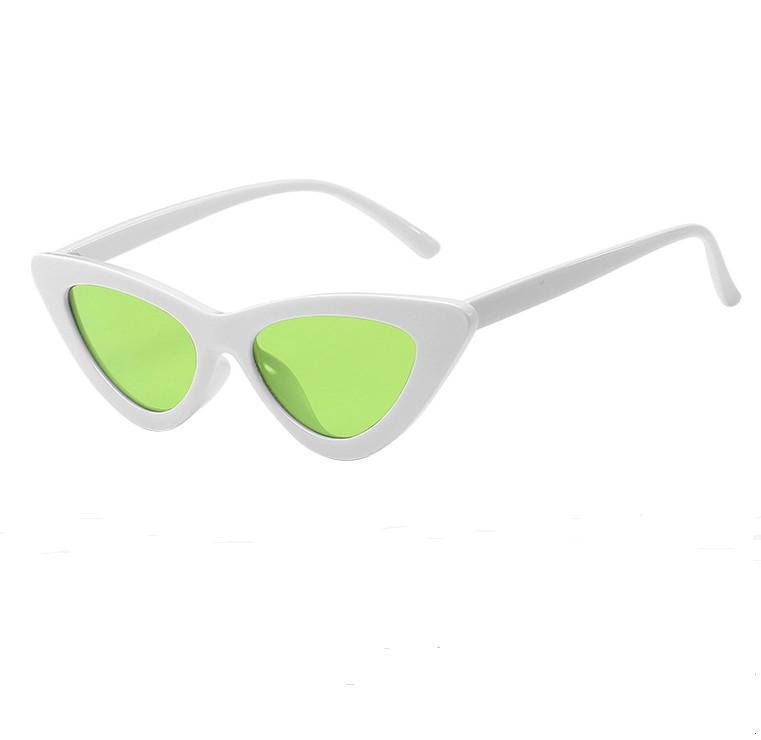 Vintage Okulary przeciwsłoneczne Kocie oko Kobiety Seksowne Retro Małe Kocie oko Okulary przeciwsłoneczne Markowy Projektant Kolorowe Okulary Dla Kobiet