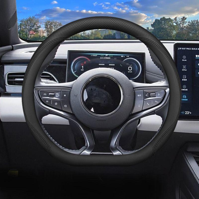 For BYD Seal 06 DM-i TOURING 2026 2026 Car Steering Wheel Cover Wrap Leather Ultra-thin Anti Slip Car Handle Covers Accessories