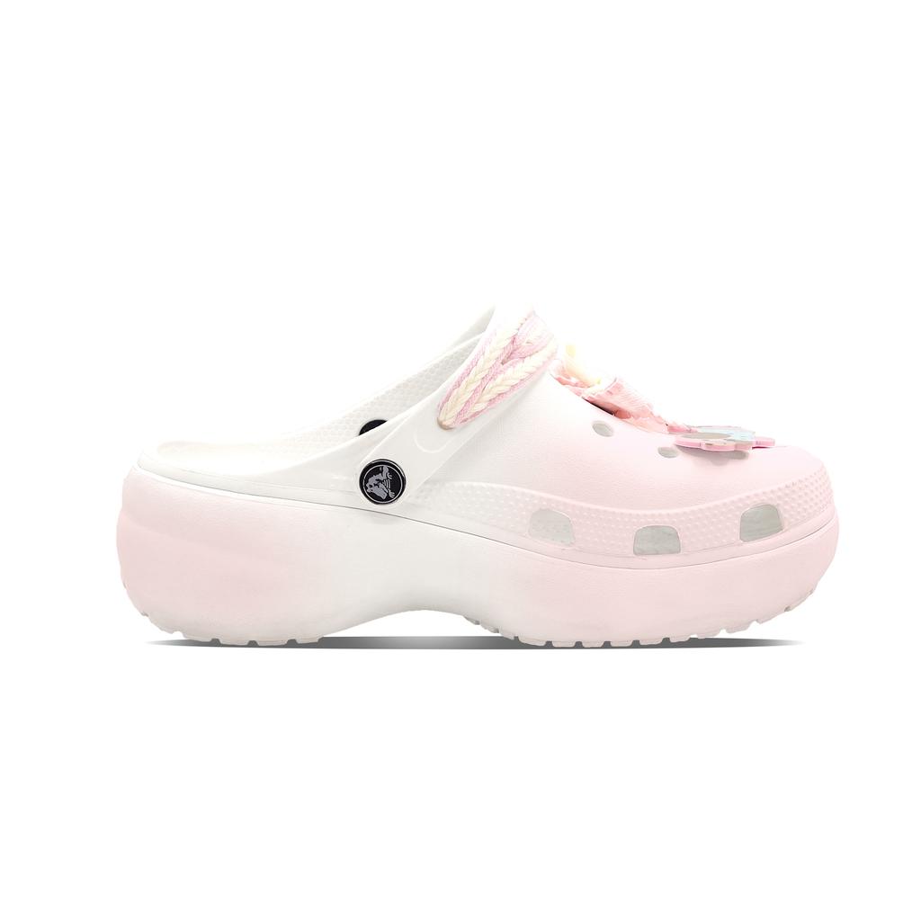 Crocs Classic clog Heartbeat Puppy EVA Cute Korean Style Hole Shoes Unisex Pink