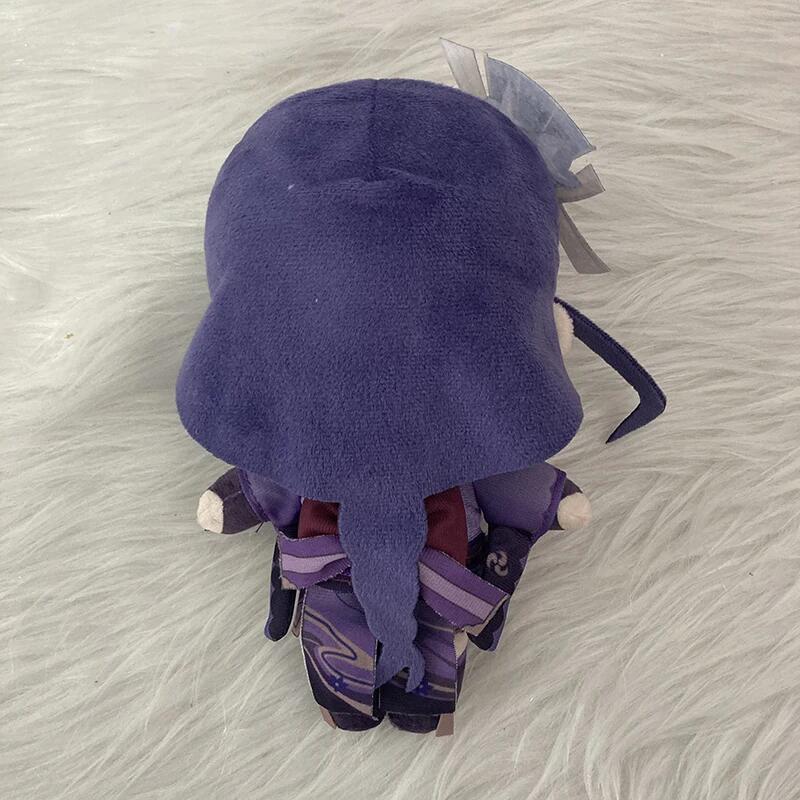 Game Genshin Impact Raiden Shogun Doll Plush Pillows 20cm Anime Cartoon Props XMAS Birthday Gift Accessories