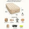 Portable inflatable bed for outdoor camping; flocked inflatable mattress; suitable for camping, car use