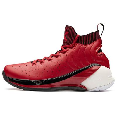 KT4 Klay Thompson Comfortable Mid Top Basketball Shoes Men's Sports Style Red 11841101-3