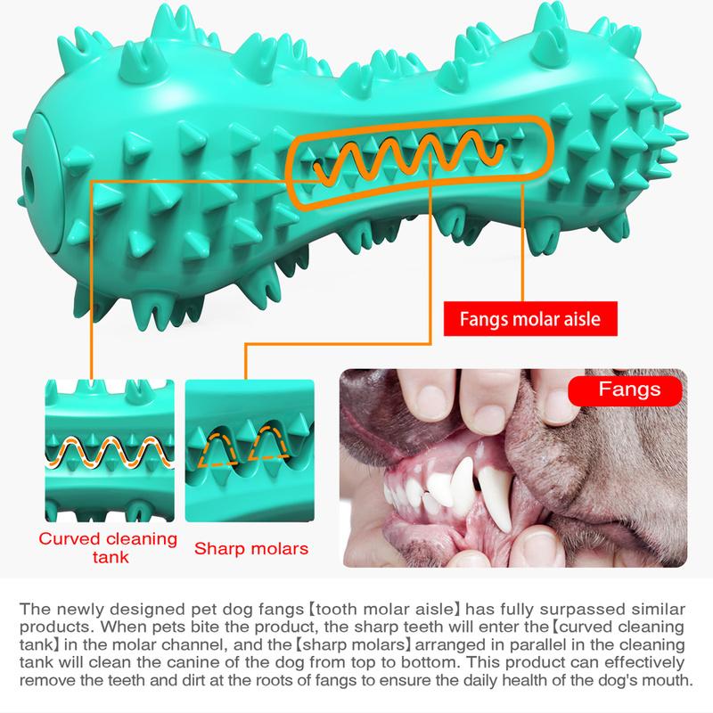 Dog Voice Toys Pet Teeth Cleaning Chew for Aggressive Dogs Rubber Molar Stick