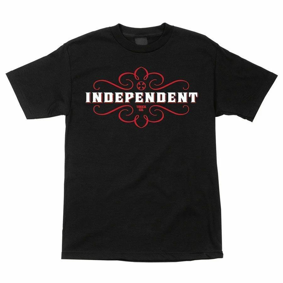 Independent Trucks ROTARY Skateboard T Shirt BLACK XXXXL