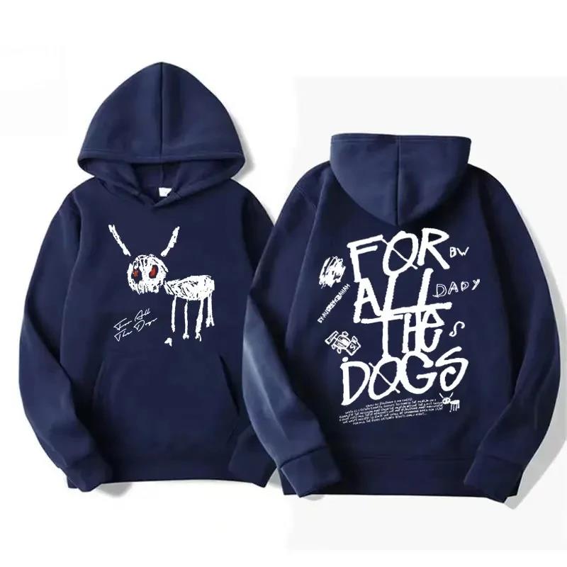 Herren Damen Mode Hip Hop Pullover Sweatshirt Vintage Streetwear Hoodie Rapper Drake Neues Album für All The Dogs Grafik-Hoodies