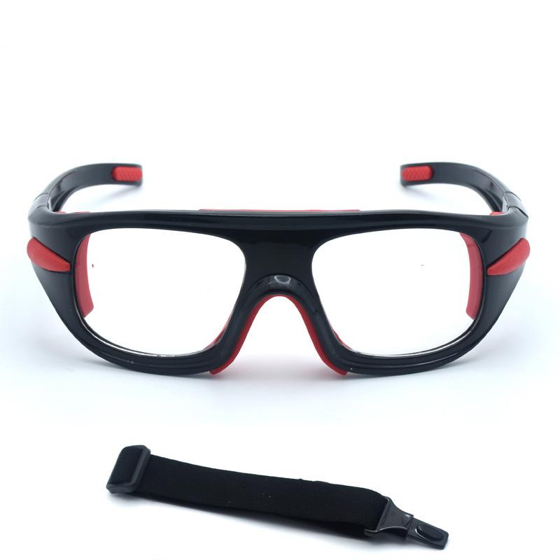 

Спортивные очки в большой оправе Футбольные баскетбольные очки Баскетбольные спортивные очки могут быть оснащены оправой для очков для близорукости