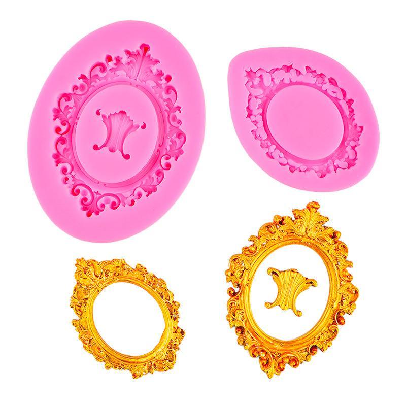 Photo Frame Silicone Sugarcraft Mold Chocolate Cupcake Fondant Decorating Tools