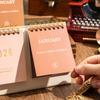 2026 Desk Calendar Mini Portable Simple English Handmade Desktop Decoration Office Daily Record Study Decor Desk Accessories