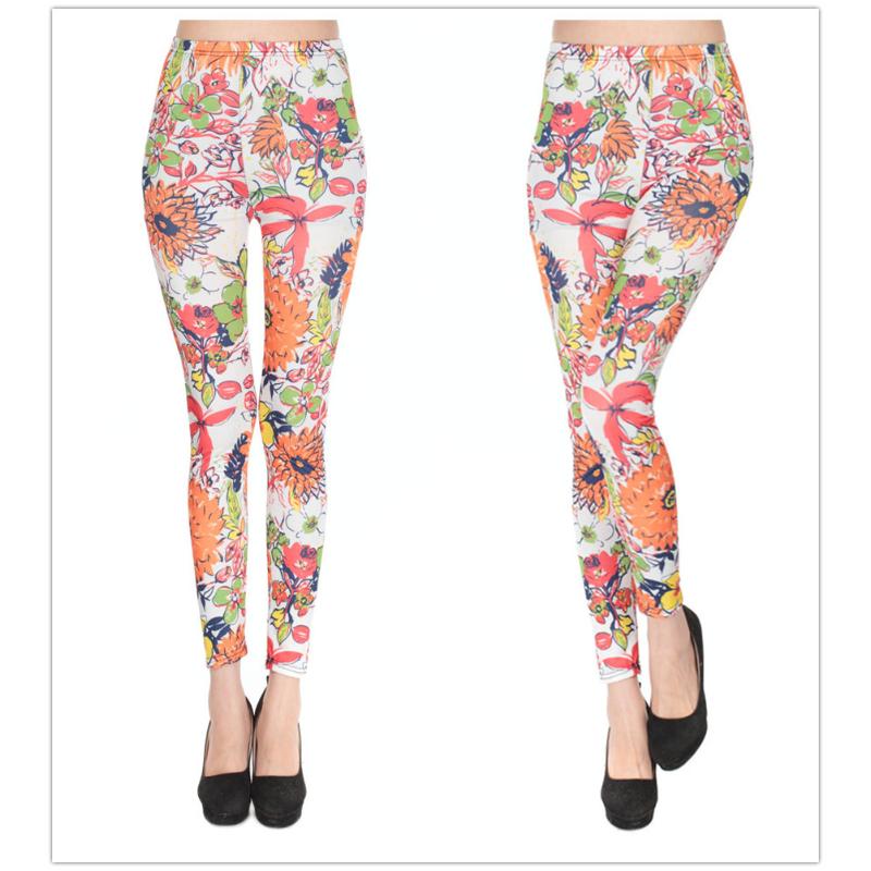 Floral Leggings High Waist Paisley Printed Legging For Women Highly Stretchable Fitness Tights Yoga Pants Workout Sportswear