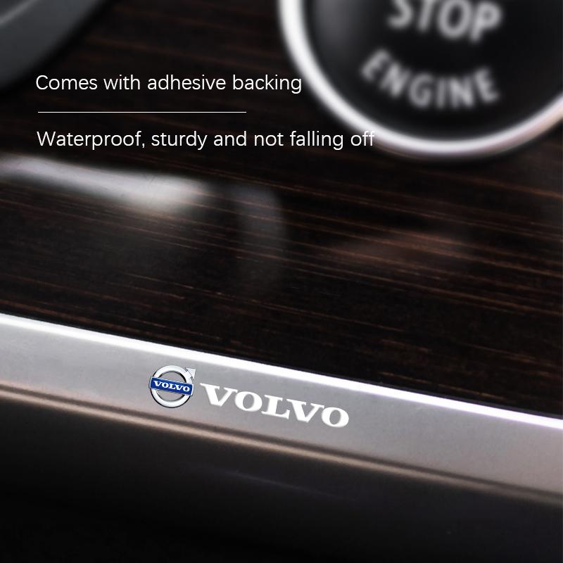 Car Styling PU Emblem Logo Sticker Car Decoration For Volvo Xc60 Xc90 V40 V60 S60 V50 V90 S80 C40 XC40 V70 XC70 C30 C70 Rdesign