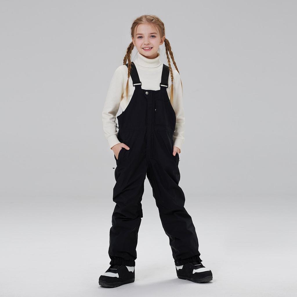 Kids' Ski & Snowboard Overalls: Windproof, Warm, Thickened Pants for Boys & Girls