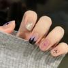 Translucent Butterfly & Star Printed Wearable Fake Nail Tips - Detachable