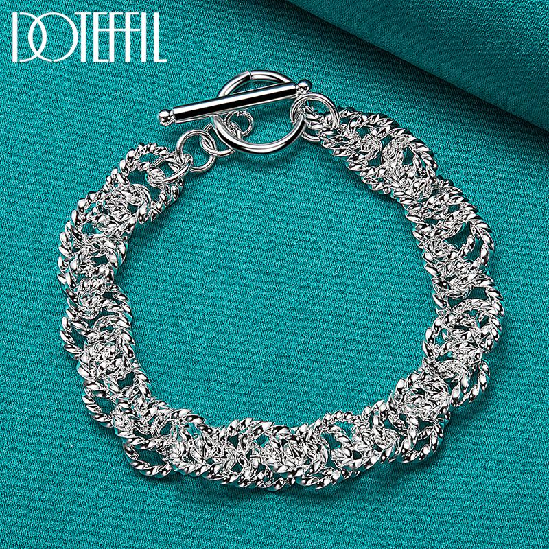 Bracelet Cercle Argent Magnifique Bijoux