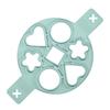 Silicone Egg Pancake Ring Pancake Maker Mold 7-Cavity Egg Cooker Ring for Kitchen Nonstick Easy Flip Breakfast Tool