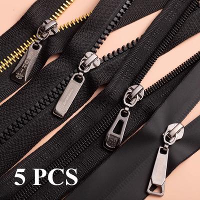 5 ks Sportovní Style Alloy Jezdce na zip pro 3# 5# Nylonová Pryskyřice Kovový zip Pánský kabát Péřová bunda Batoh Taháček na zip Taháček na zip