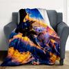 Dragon Flight Flannel Blanket Throw Blanket Soft Warm Sofa Bed Camping Home Decor Unique Christmas Gift C922114