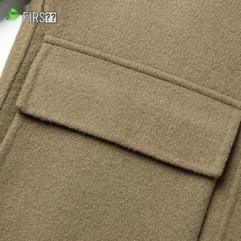 Shanshan Men's Double-Faced Wool Blend Lapel Jacket