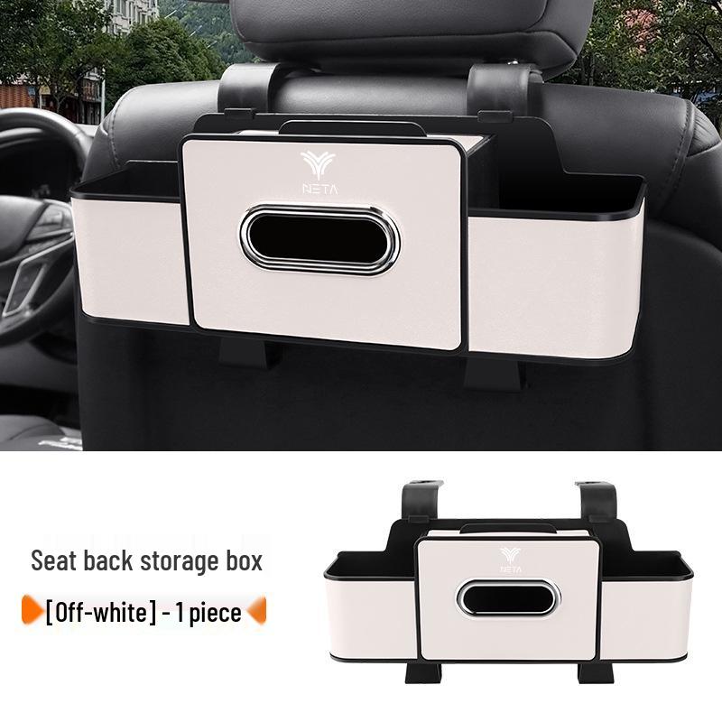 Fits Nezha S, V, U, X, and N01/N03: Seat Storage Box, Cup Holder, Tissue Box