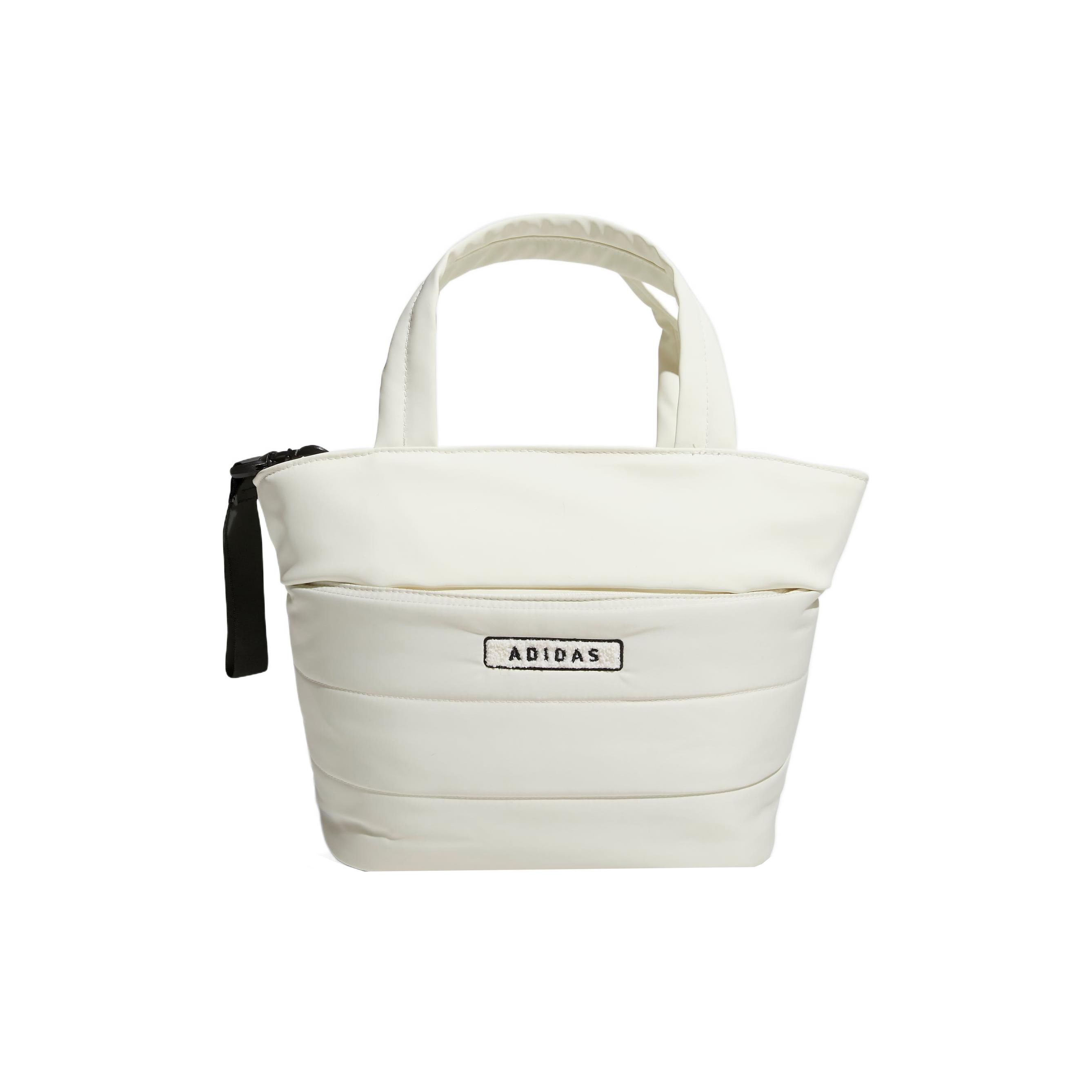 Adidas Golf Sports Casual Letter Logo Print Reusable Material Shoulder Tote Bag Regular Women Tote Bag White HG5623 White