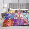 Pikmin Game Blanket Quality Super Warm  Throw Blanket Winter Kids Adult Living Room Fluffy Bedspread
