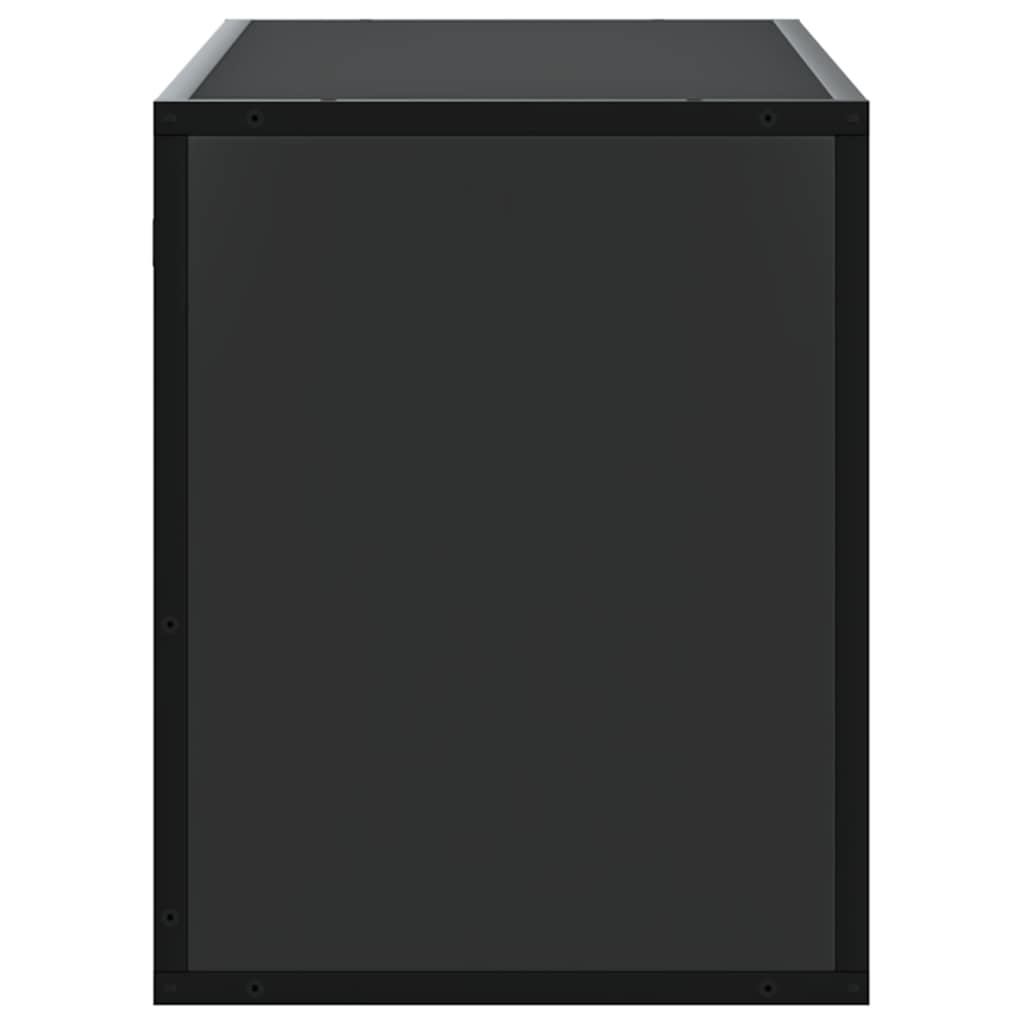 Vidaxl Szafka Pod Tv, Czarna, 100X31X39,5 Cm, Materiał Drewnopochodny
