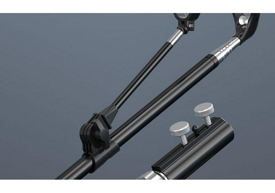 Stainless Steel Two-in-One Fishing Rod Holder & Ground Stake Stand