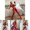 Elegant Women Sexy Lingerie Nightwear Dress Babydoll G-string Lace Bra Set For Romantic Evenings