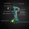 48V Dual Speed Brushless Cordless Electric Impact Drill Hammer Screwdriver LED Lighting