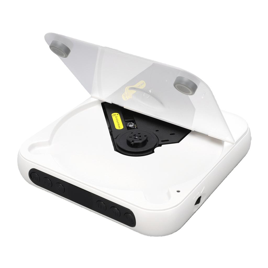 Portable CD Player High Fidelity Sound Bluetooth Car CD Player with 3.5mm AUX Port FM Radio