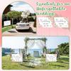 6 Pcs Wedding This Way Directional Road Sign Wedding Parking Directions Sign With 12 Pcs Stakes Welcome To Our Wedding Sign Doub