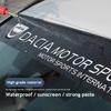 1Pcs Car Front Rear Windshield Decoration Stickers For Dacia Duster Logan Sandero Stepway Dokker Lodgy MCV 2019 Spring Bigste