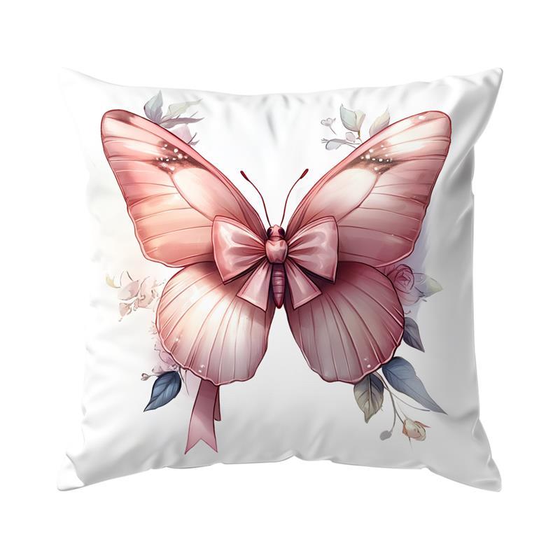 Home Decor Cute Moon, Butterfly & Star Floral Cushions Pattern Cushion Cover Suitable For Sofa Bedroom Car Pillow Cover