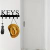Metal Wall-Mounted Decorative Hanger, 1pc Towel Key Clothes Hanger Organizer, Never Lose Your Keys Again