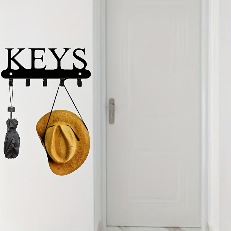 Metal Wall-Mounted Decorative Hanger, 1pc Towel Key Clothes Hanger Organizer, Never Lose Your Keys Again