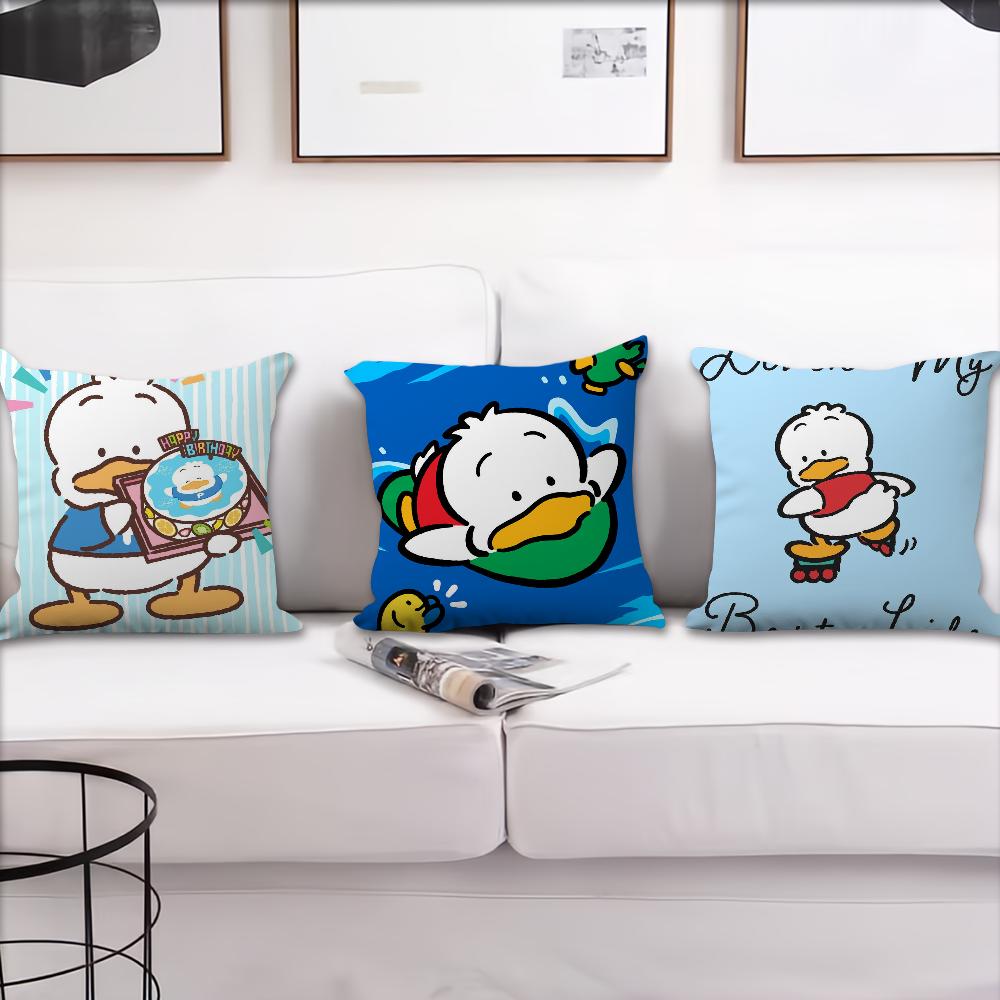 P-Pekkle Kawaii Cushion Cover For Pillow Printing Sofa Decoration Home Car Room Coffee Shop Office Nordic Simplicity