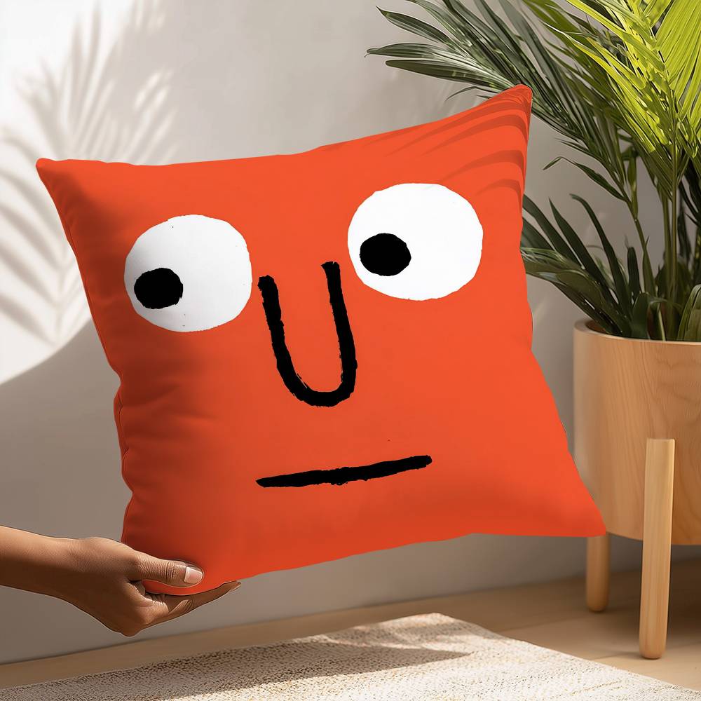 Aesthetic Art J-Jean-Jullien Pillow Case Plush Fabric Soft  Pillowcase Double Sided Print Cushion Cover Household Gifts