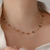 Niche High-End Natural Stone Necklace Bracelet Anklet Summer New Light Luxury Gift Temperament Banquet Jewelry Gift