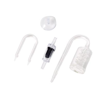 Aquarium CO2 Diffuser Glass Tank U-shape Bubble Atomizer Reactor Solenoid Regulator Moss