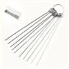 10Pcs/Box 0.4-1.6mm Stainless Steel Through-Needle  for Bathroom Cleaning Tools
