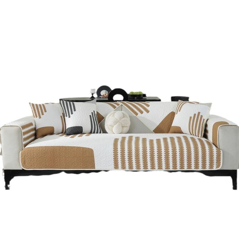 Modern Light Luxury Cotton Sofa Cushion Fabric Non-Slip Sofa Cover  New Sofa Cushion Universal Sofa Towel
